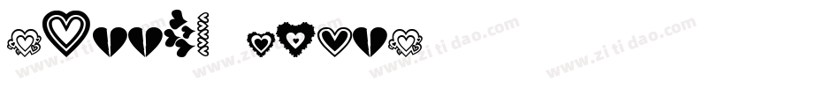 Sweety Loves字体转换